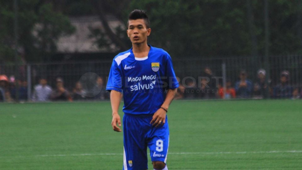 Nico Malau saat menjalani seleksi di Persib Bandung pada tahun 2015 lalu. Copyright: © Ginanjar/INDOSPORT
